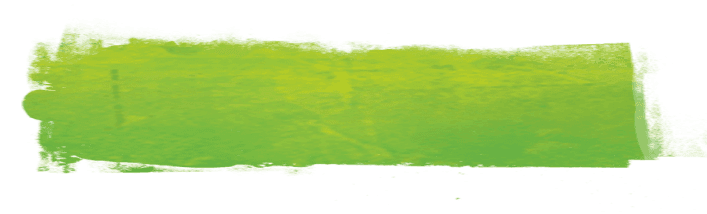 Colored brush stroke